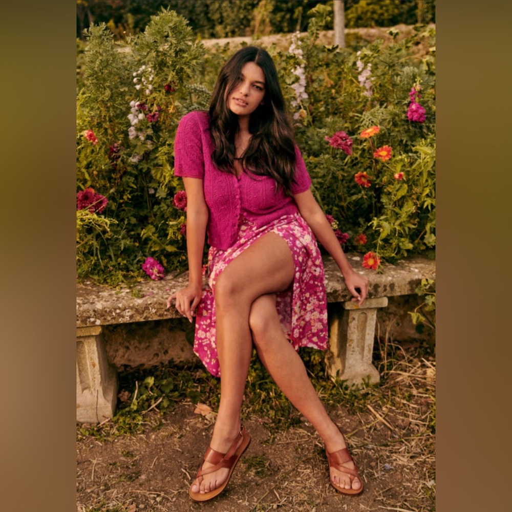 Sézane Alicia Skirt in Minorca FR 38 / US 6